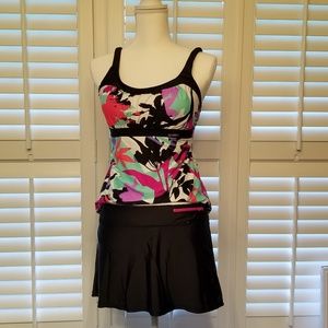 Takini Top and Swim Skirt Size 10